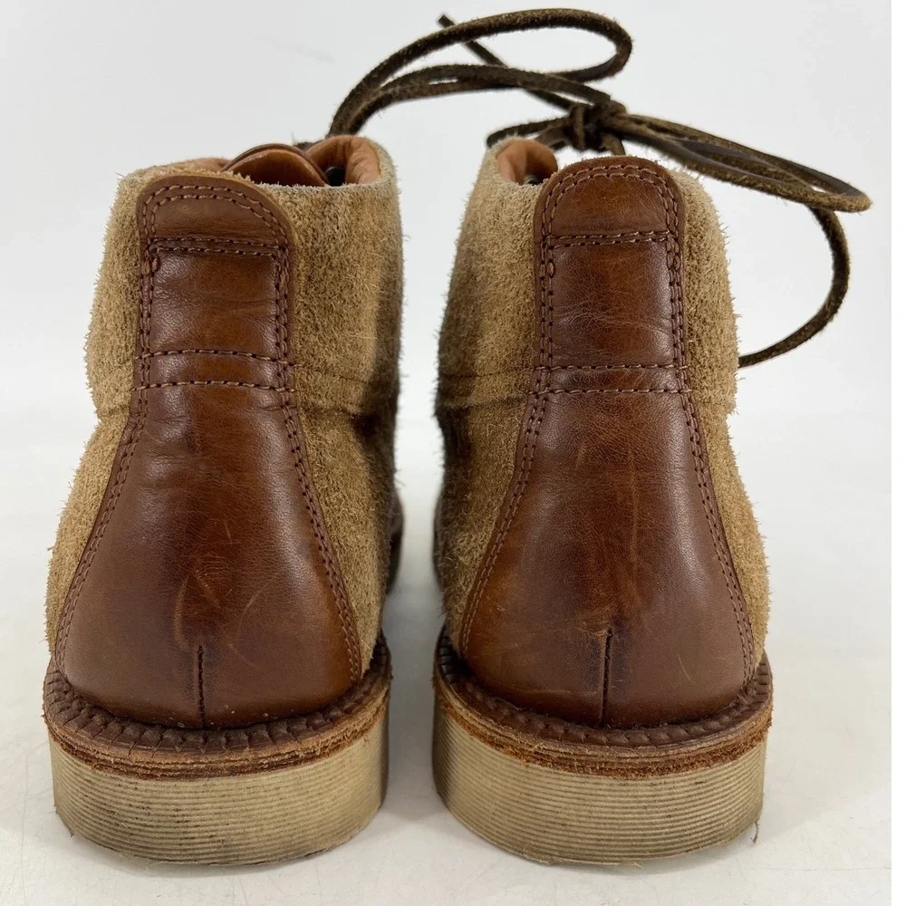Frye‎ Mountain Hiking Boots Mens 8.5 Tan Suede Vibram Gumlite 81120